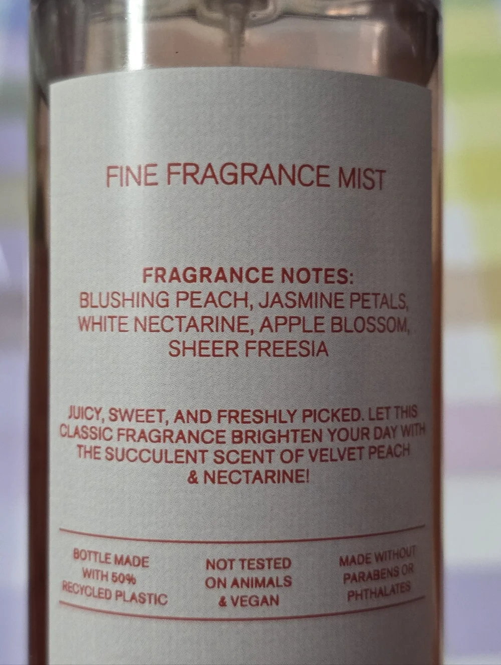 Bath & Body Works Pretty As A Peach Fine Fragrance Mist Set of 2 NEW Rare